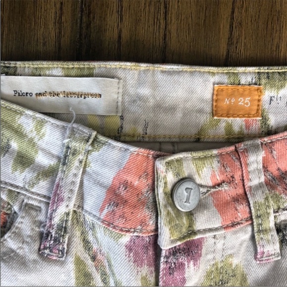 Anthropologie The STET slim ankle floral jeans - Picture 5 of 8